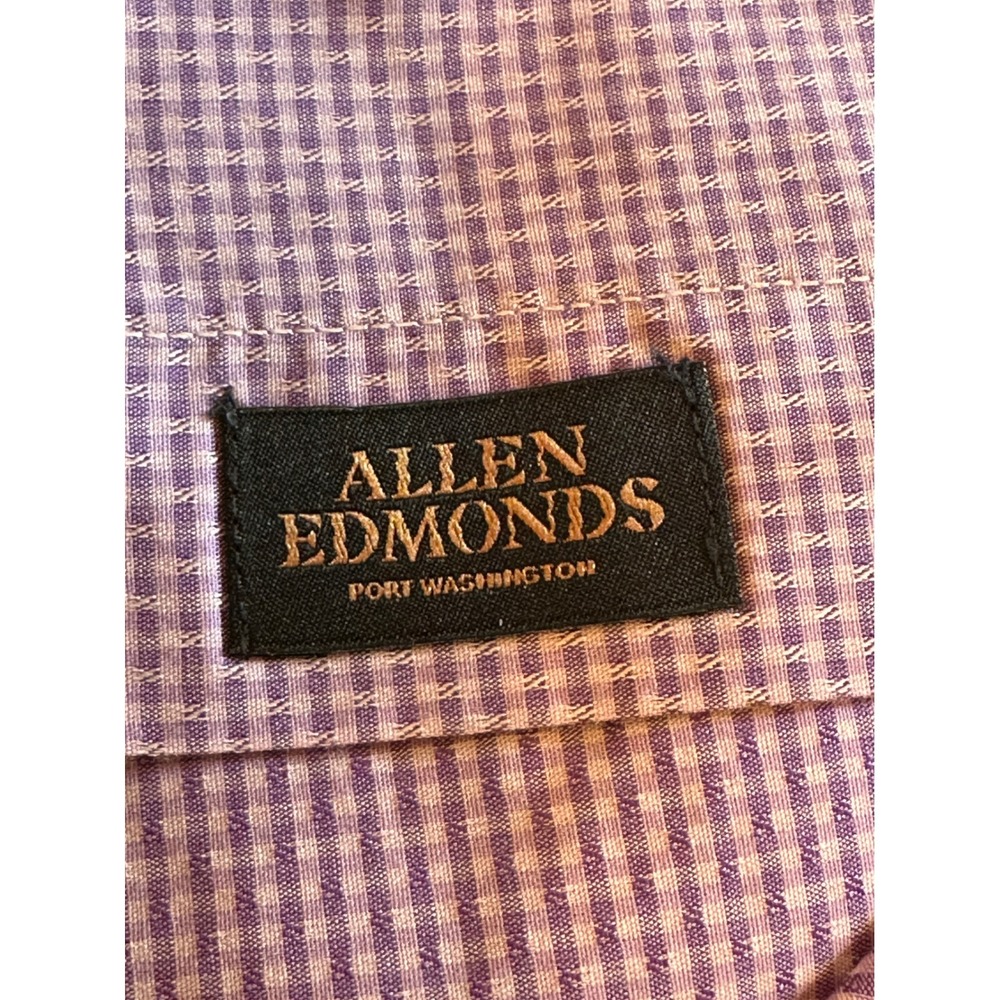 Gitman Bros Allen‎ Edmonds Trim Fit Check Button Down Shirt USA XL 17.5 35/36 - Picture 9 of 9